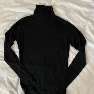 Brandy melville black ribbed turtleneck
